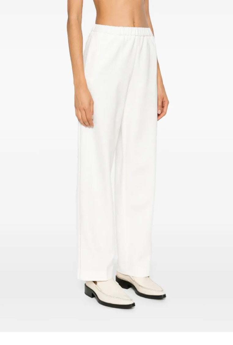 Fabiana Filippi Wide-Leg Relaxed Pants With Elastic Waistband