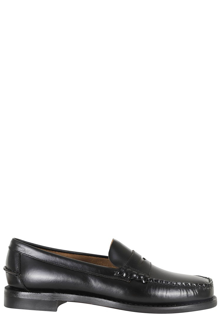 Sebago Black Classic Dan Leather Penny Loafers
