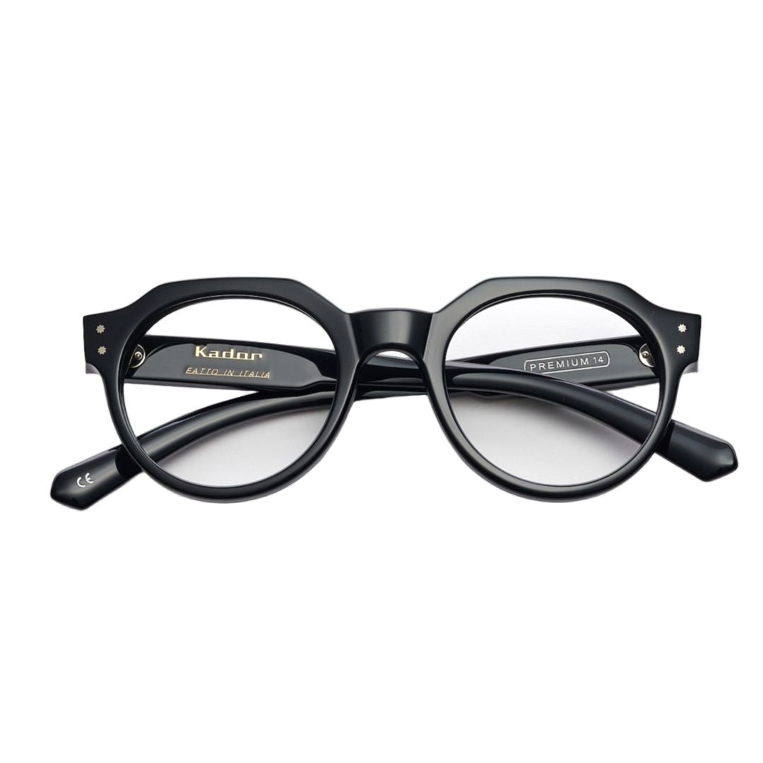 Kador Premium 14 Bold Round Frame Sunglasses With Angular Bridge