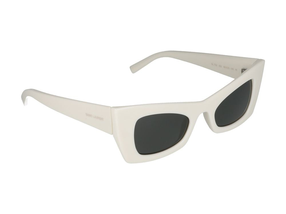 Saint Laurent Sunglasses Saint Laurent Sl 702 003 Ivory Ivory Grey 49/23/145