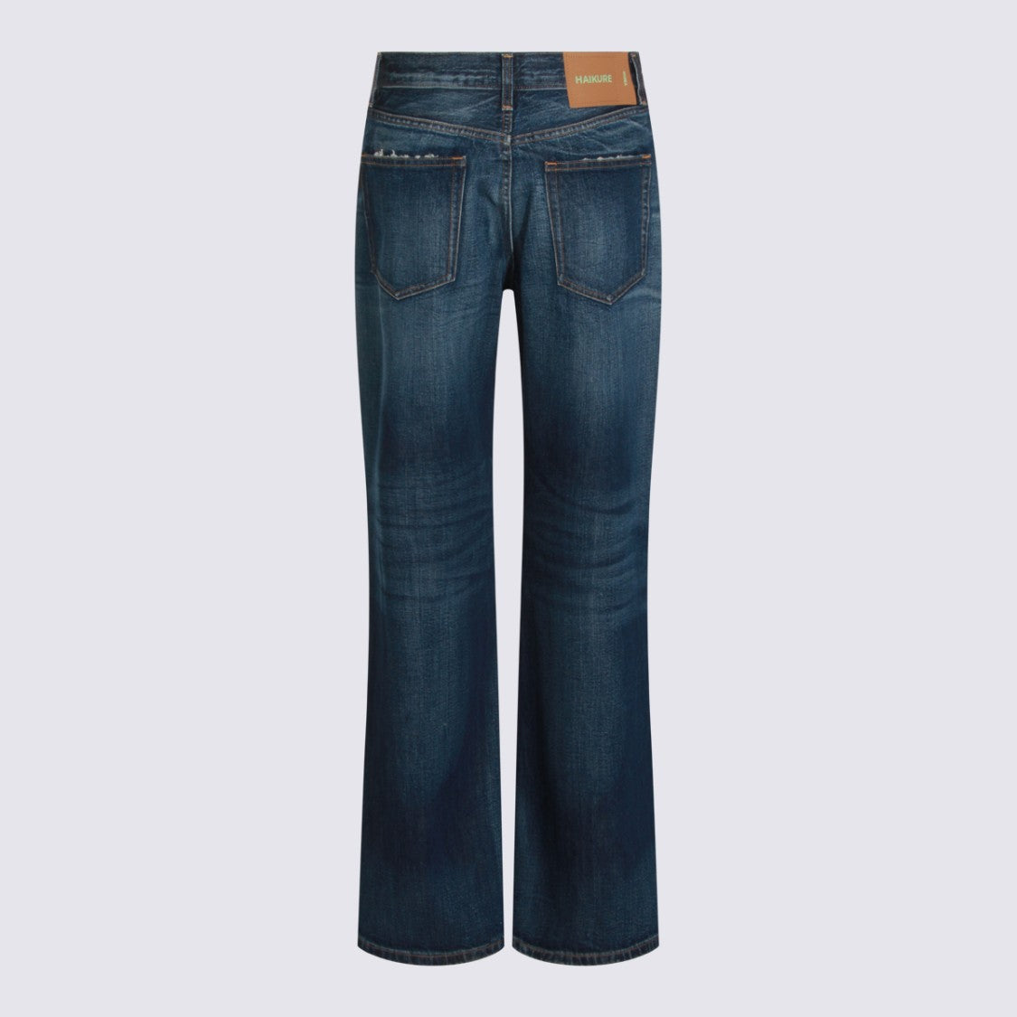 Haikure Classic Flared Denim Jeans With Five-Pocket Design