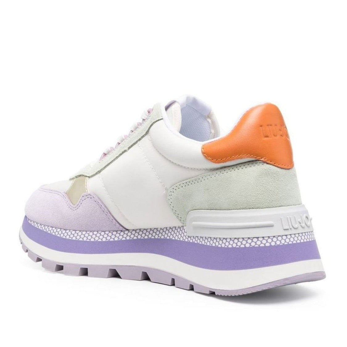 Liu Jo Multicolor Amazing 10 Leather-Suede Accent Sneakers