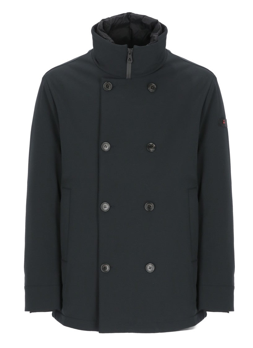 Peuterey Blue Militao Double-Breasted Down Jacket