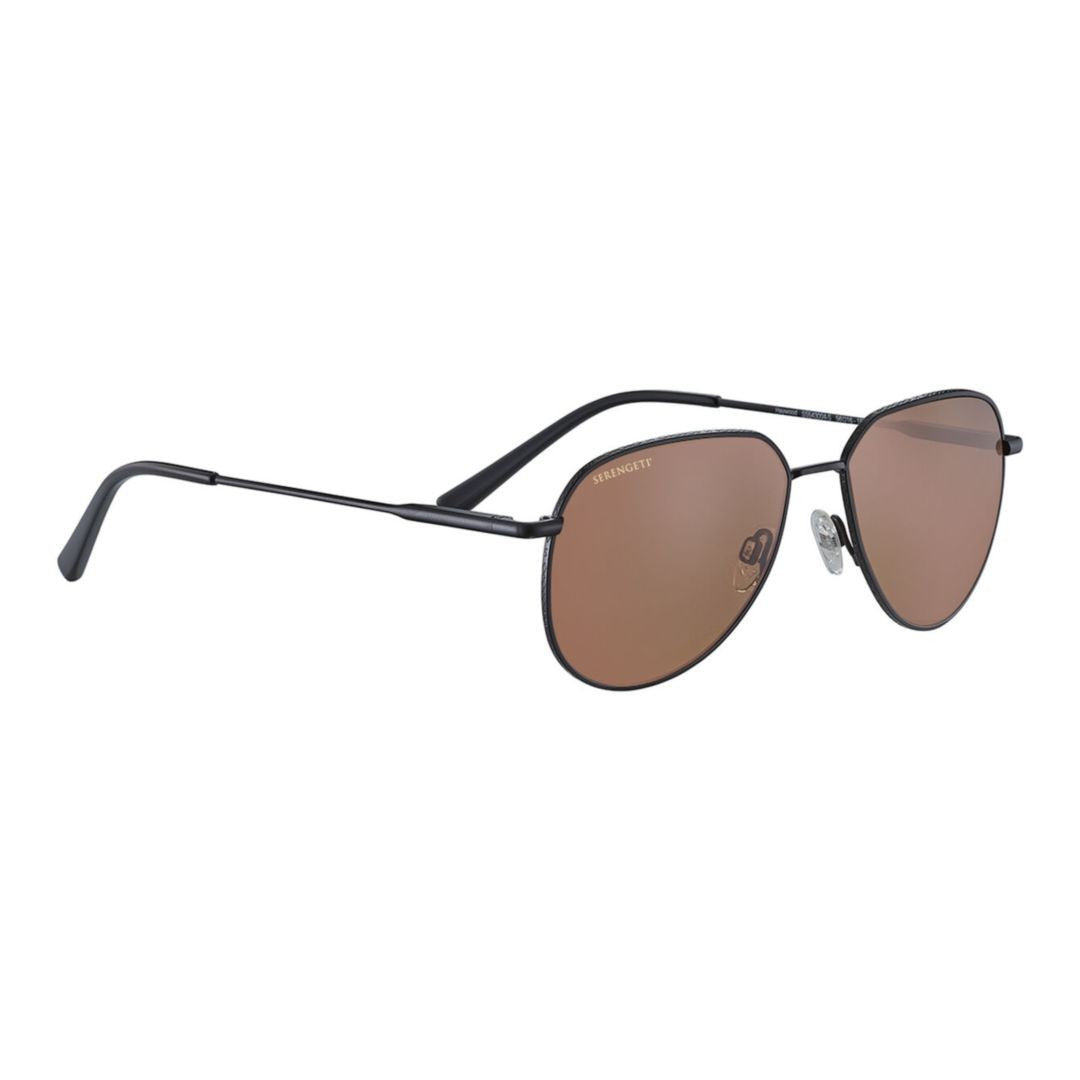 Serengeti Haywood Aviator-Style Sunglasses With Thin Metal Frames