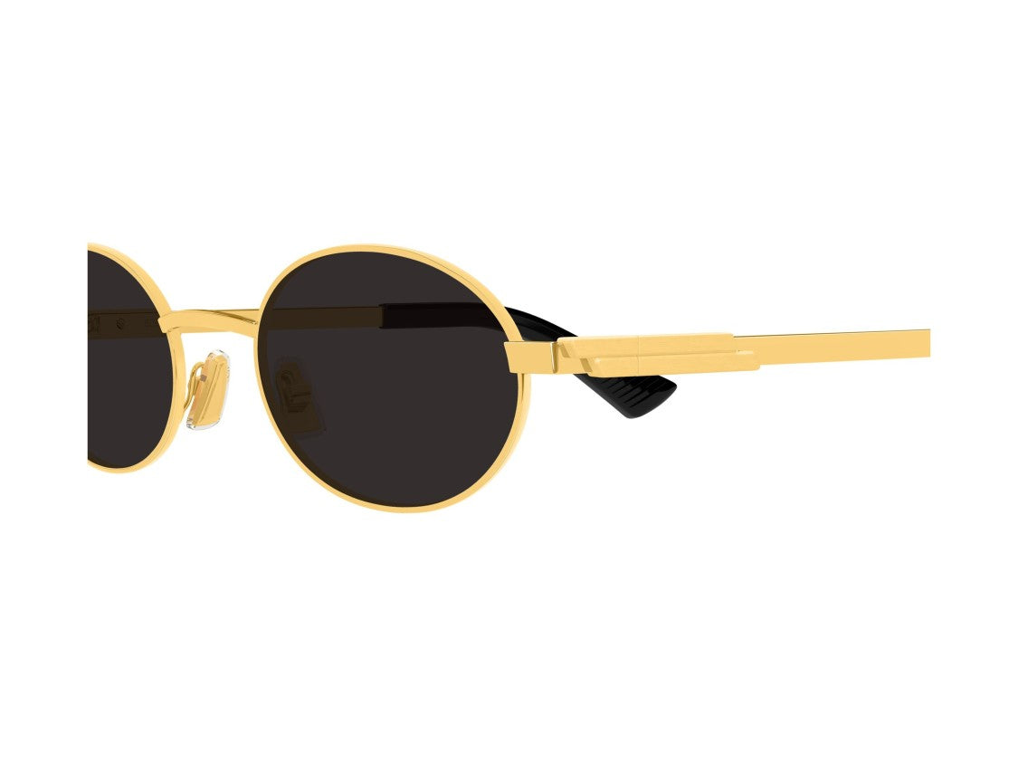 Bottega Veneta Gold Bv1470s Metal Round Sunglasses