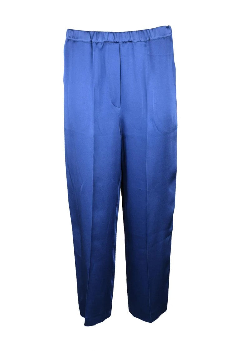 Liviana Conti Fluid Drape Trousers With Minimalist Design