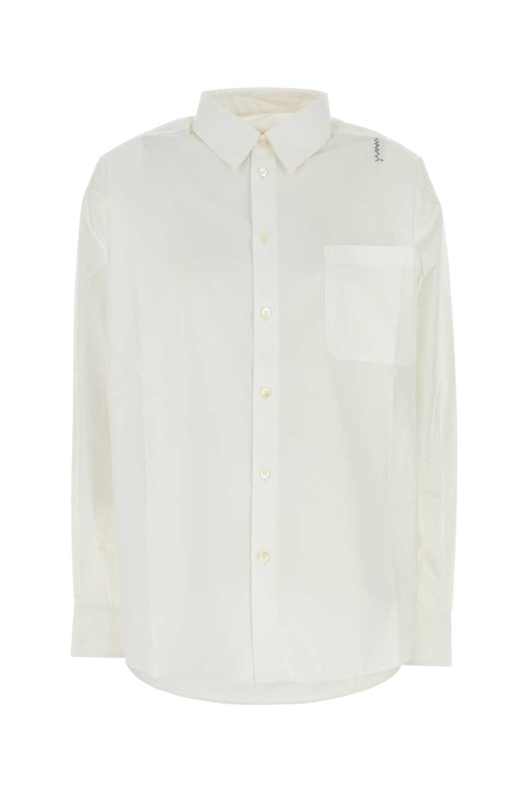 Marni White Poplin Shirt