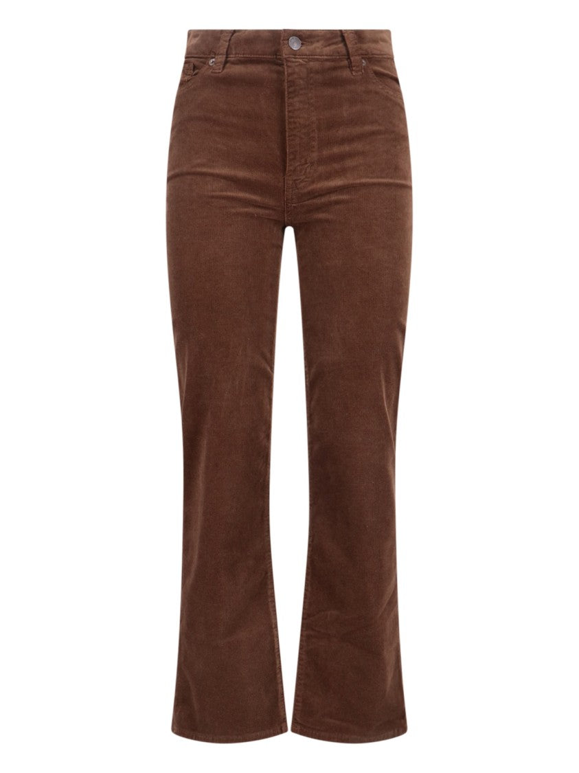 Frame "Corduroy" Straight Pants – Brown