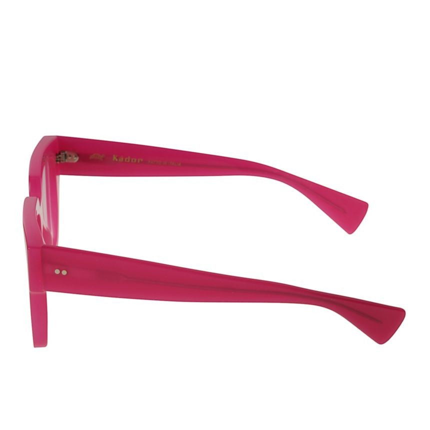 Kador Fashion Oversized Square Frame Sunglasses In Vibrant Pink