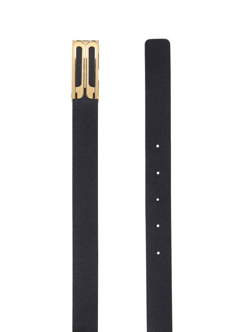 Victoria Beckham "Frame" Belt Black