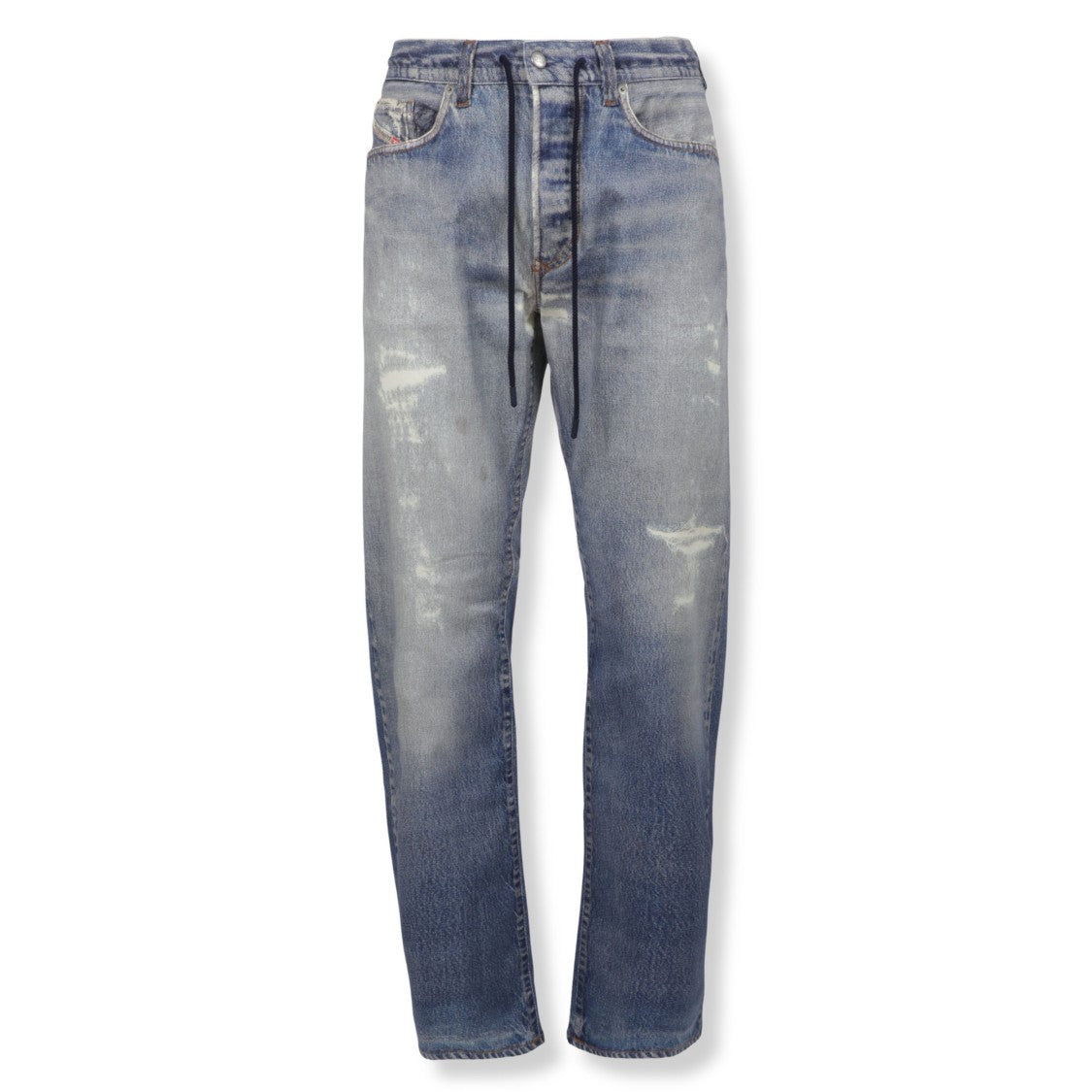 Diesel D-Reel Jogger Sweat Jeans With Classic Jean Details