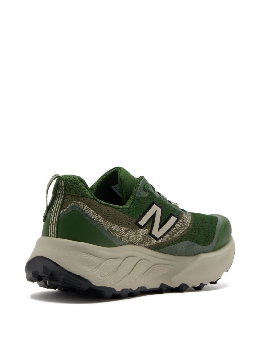 New Balance Green Mesh Sneakers With Durable Overlays