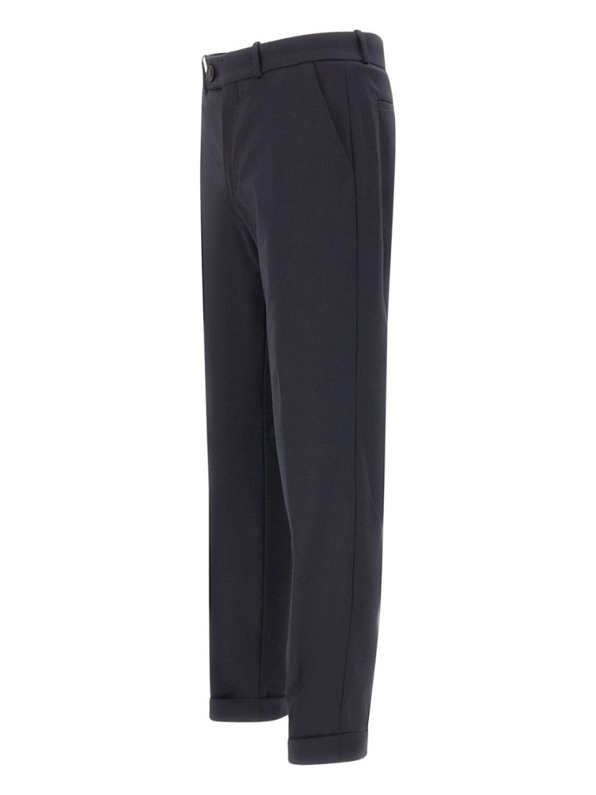 Rrd Tailored Slim Fit Black Trousers