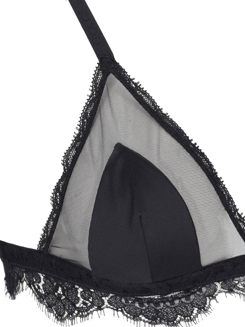 Dolce & Gabbana Triangle Bra – Black