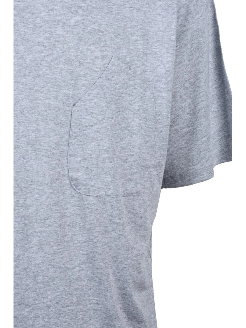 Hevo Grey Pocket Cotton T-Shirt