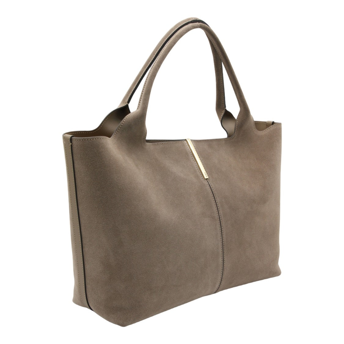 Tod's Spacious Tote Bag With Soft Suede-Like Texture
