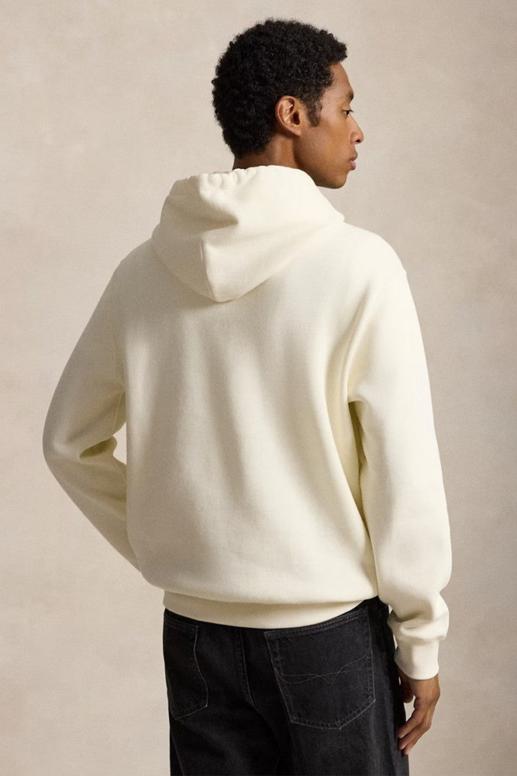 Polo Ralph Lauren Cream Bear-Graphic Pullover Hoodie