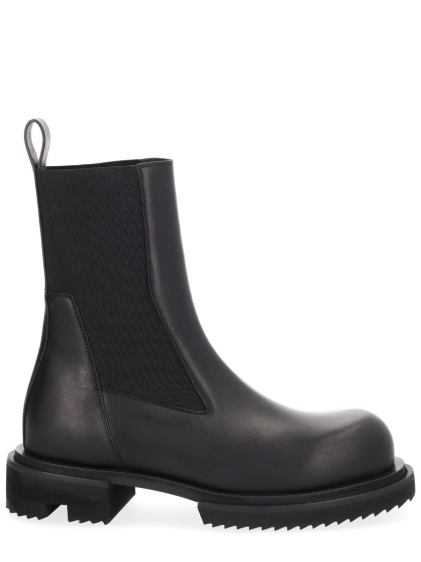 Rick Owens Beatle Gabe Elastic Side Boots