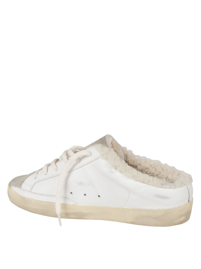 Golden Goose White Leather Sneakers