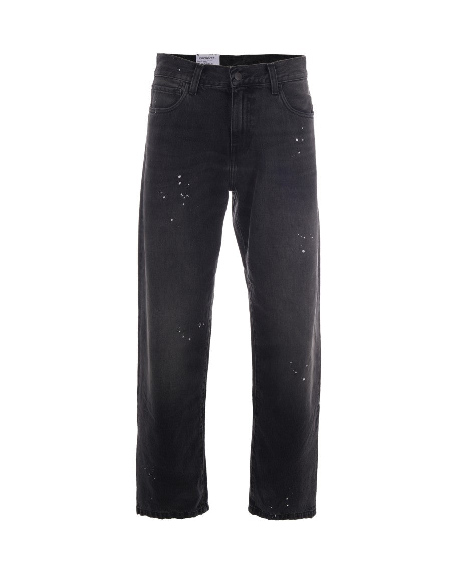 Carhartt Wip Black Landon Tapered Denim Jeans