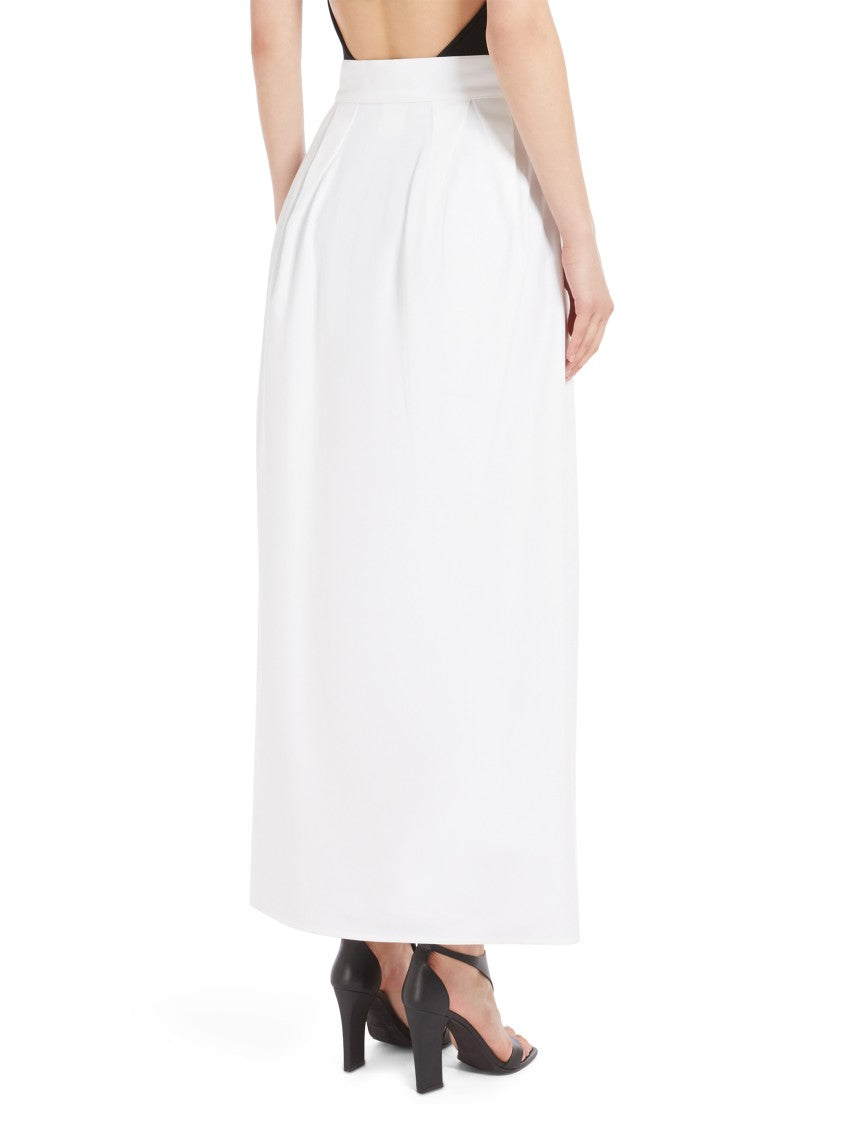 Max Mara High-Waisted Pleated Maxi Skirt With Subtle Back Slit