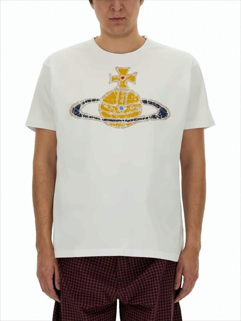 Vivienne Westwood Graphic Print Short-Sleeved T-Shirt With Orb Design