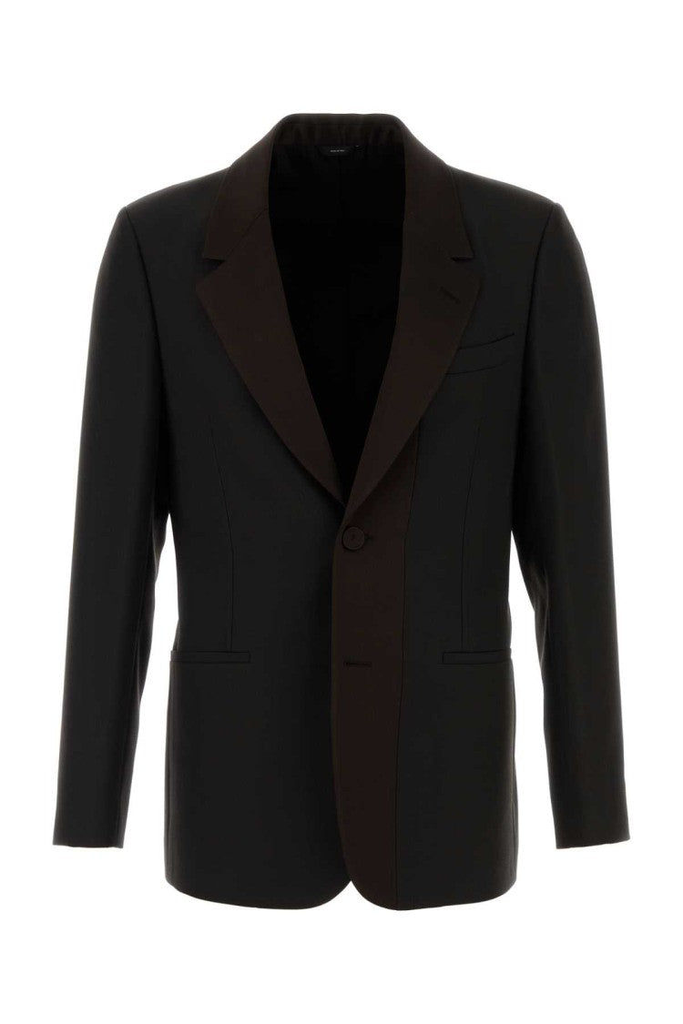 Fendi Dark Brown Gabardine Blazer