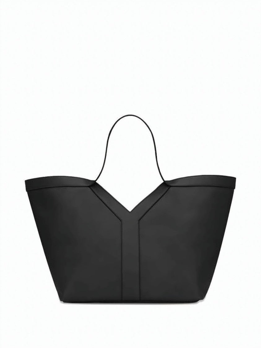 Saint Laurent Structured Calf Leather Y Tote Bag