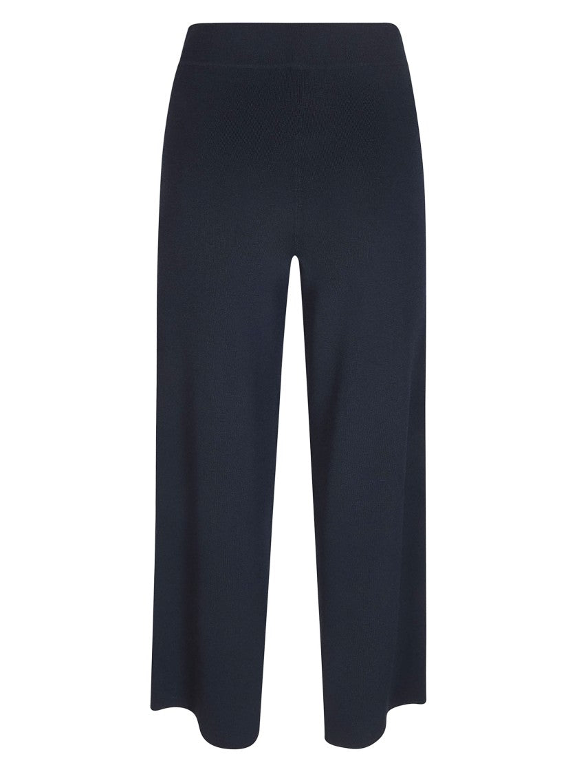 Alpha Studio Viscose Blend High Waist Cropped Pants