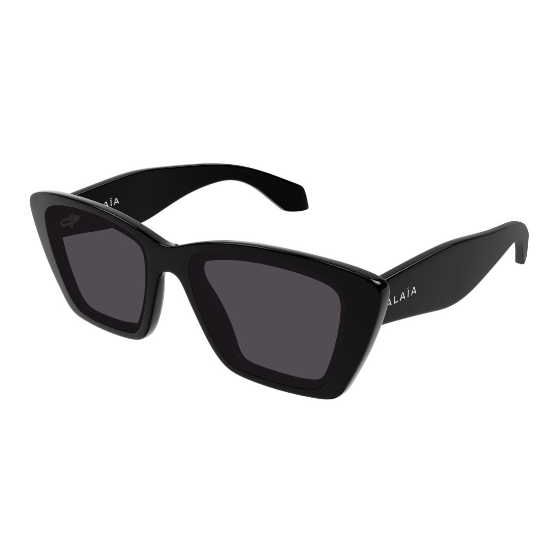 Azzedine Alaïa Aa0070s Oversized Square Frame Sunglasses In Glossy Black