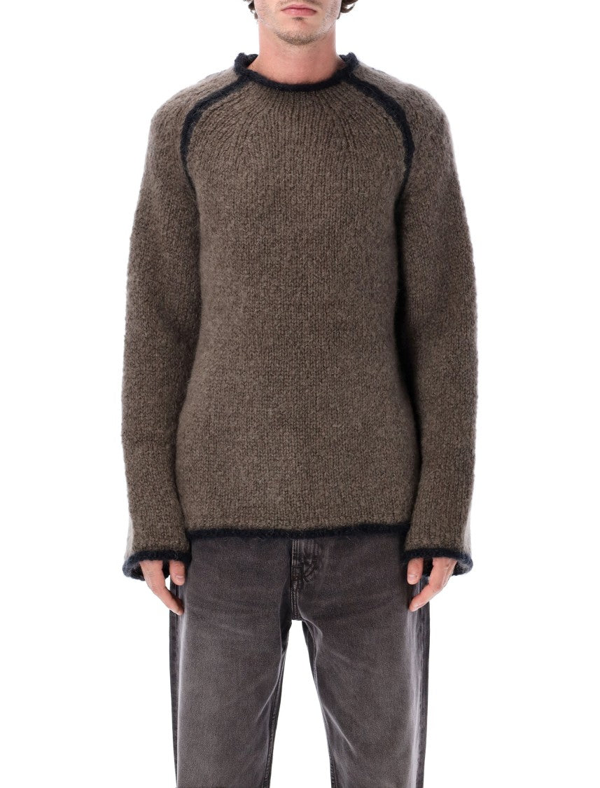 Our Legacy Relaxed-Fit Mohair And Wool Roundneck Sweater
