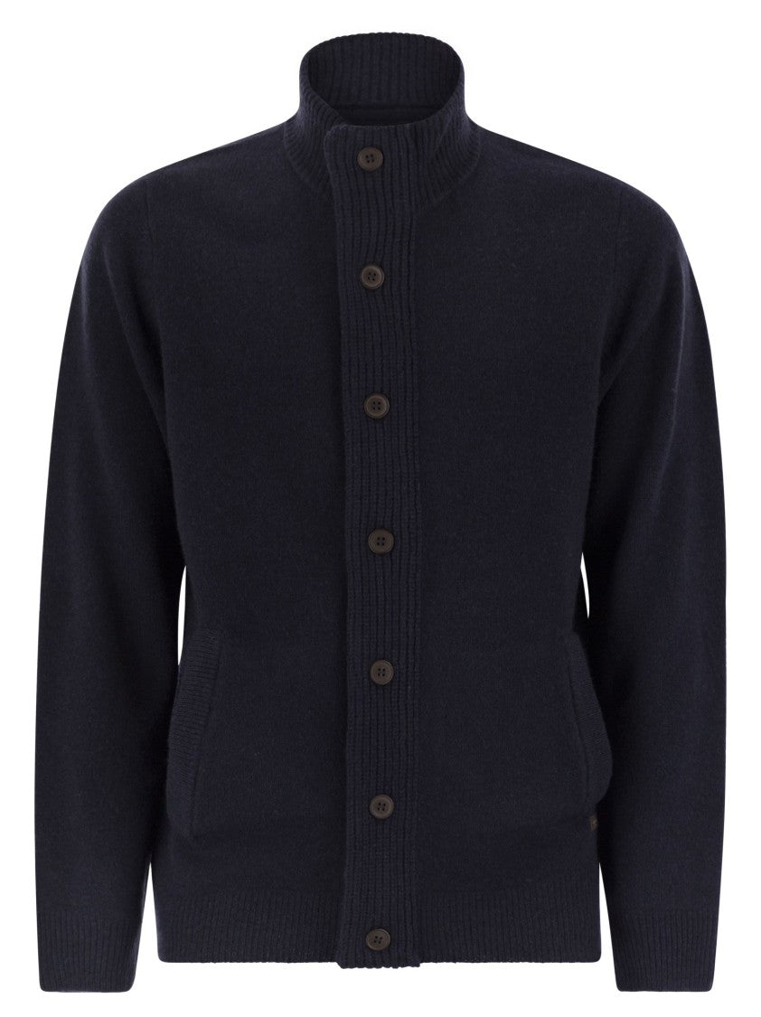 Barbour Zip-Up Jumper Patch