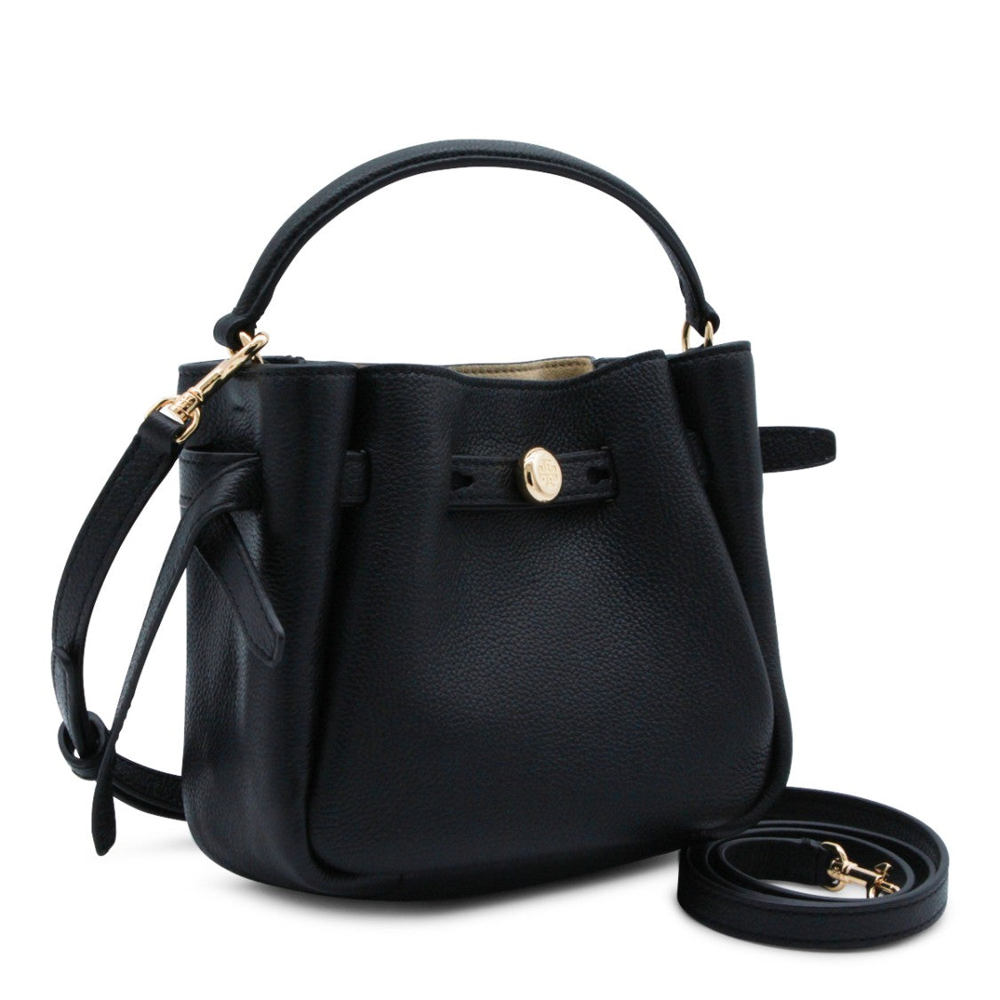 Tory Burch Black Leather Satchel Bag