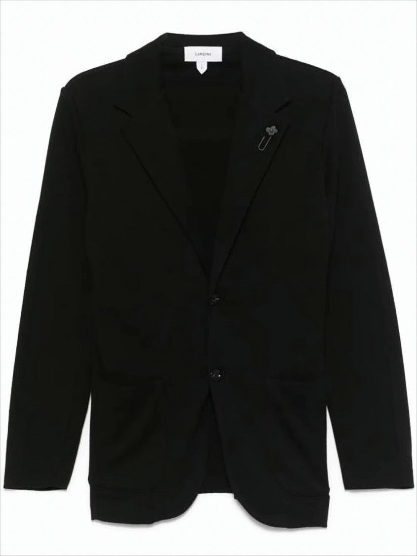 Lardini Two-Button Tailored Jacket With Minimalist Design