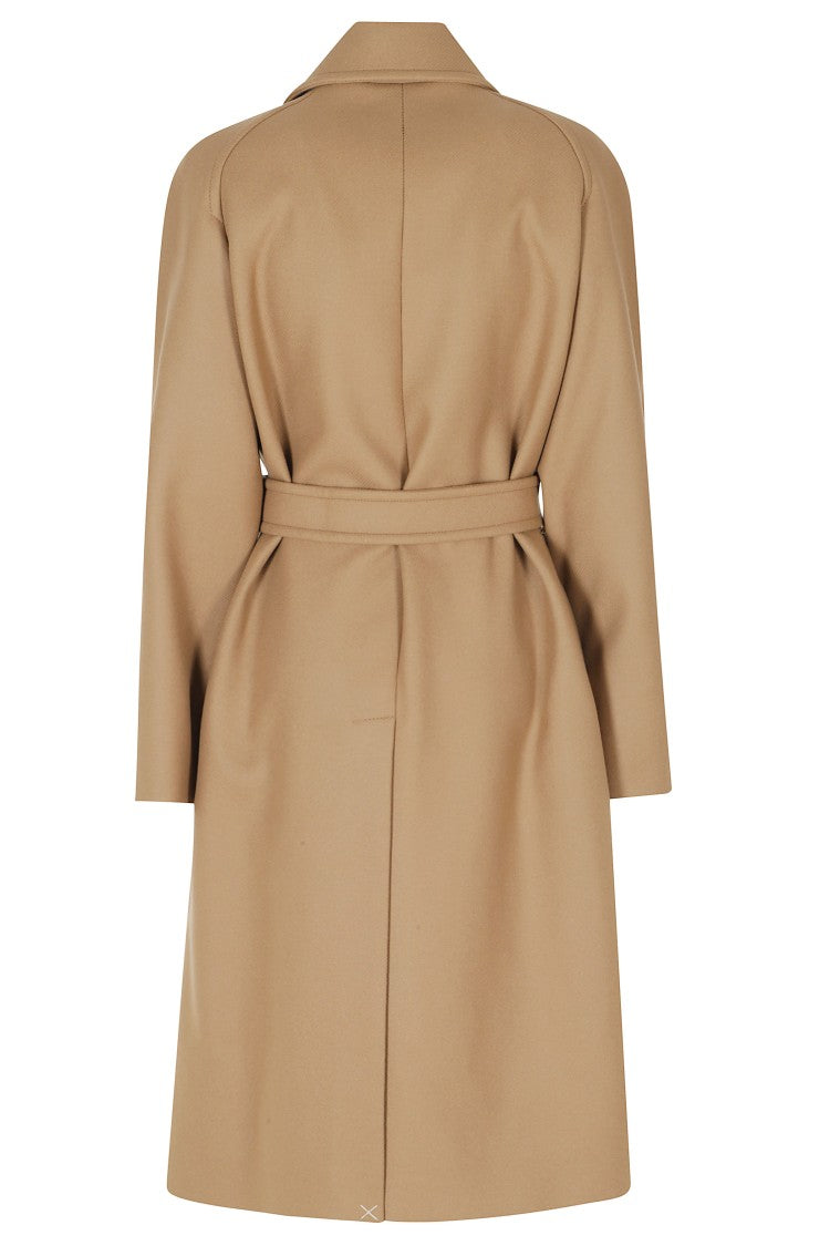 Fay Rope Belted Robe Virgin Wool-Blend Coat