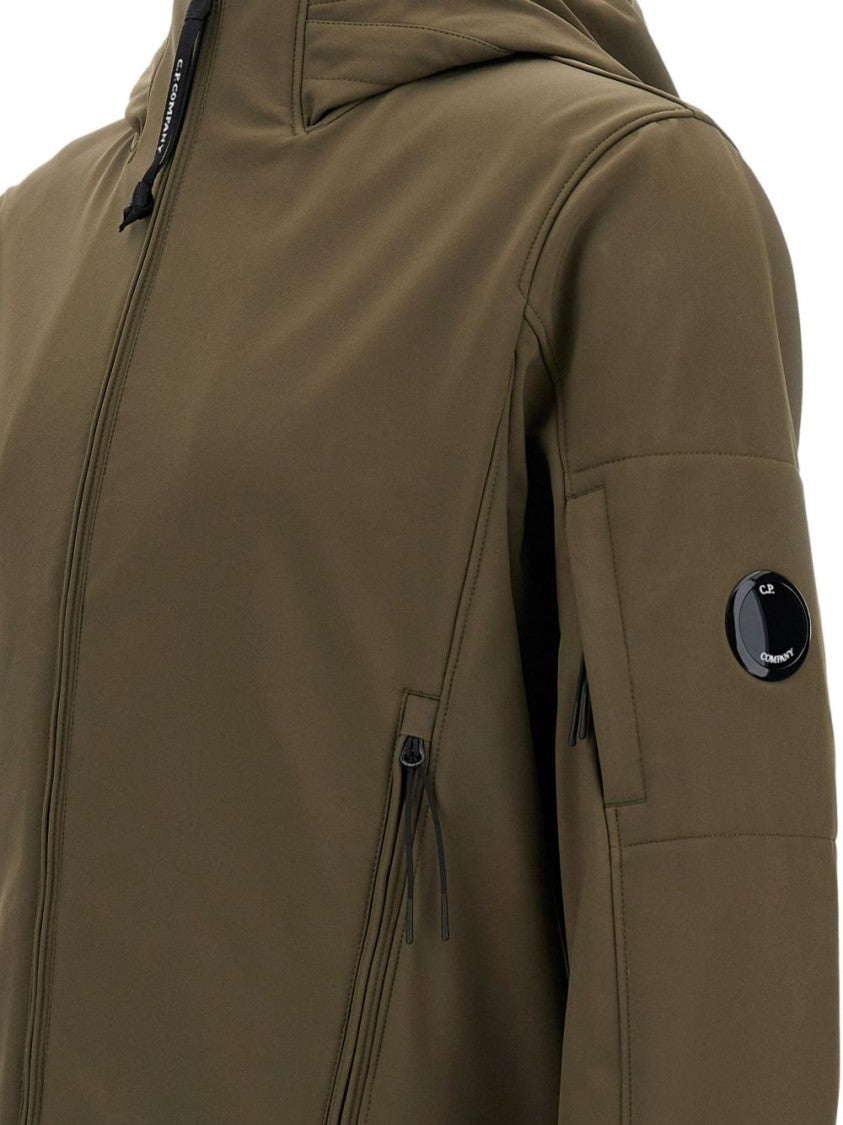 C.P. Company Hooded Green Jacket With Iconic Lens Detail