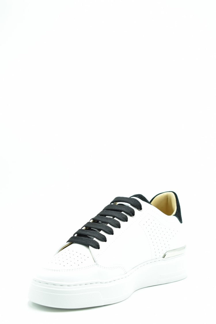 Philipp Plein Multicolor Leather Contrast-Heel Sneaker