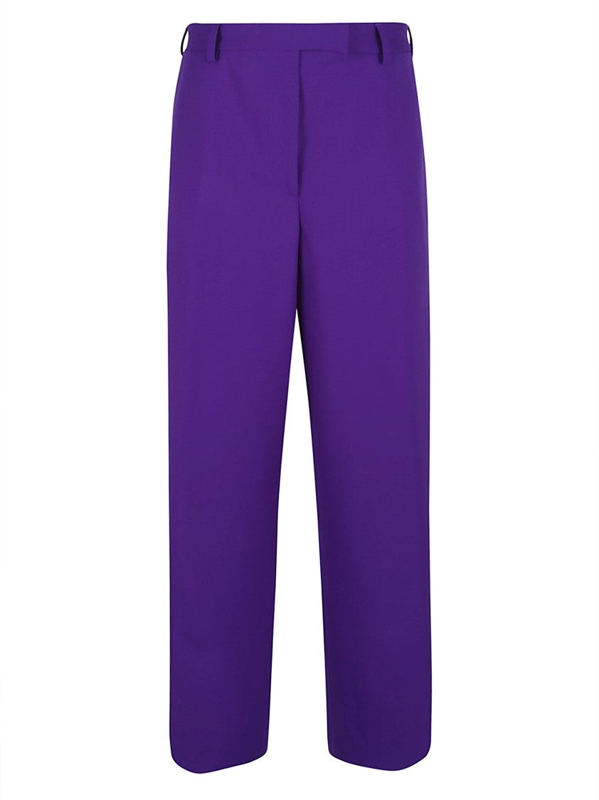 Dries Van Noten Cropped Straight-Leg Trousers In Wool Blend