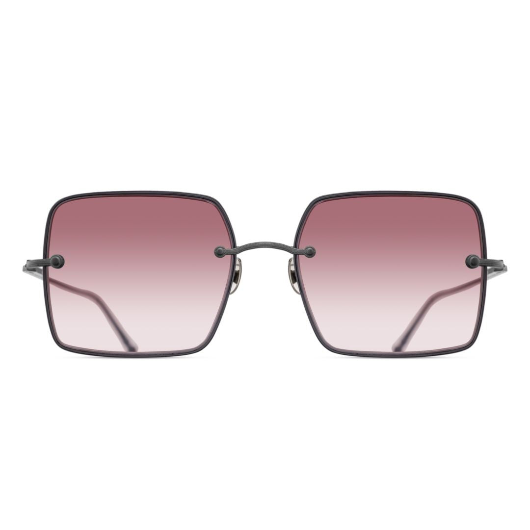 Matsuda M5005.Sg Minimalist Metal Frame Sunglasses With Gradient Lenses