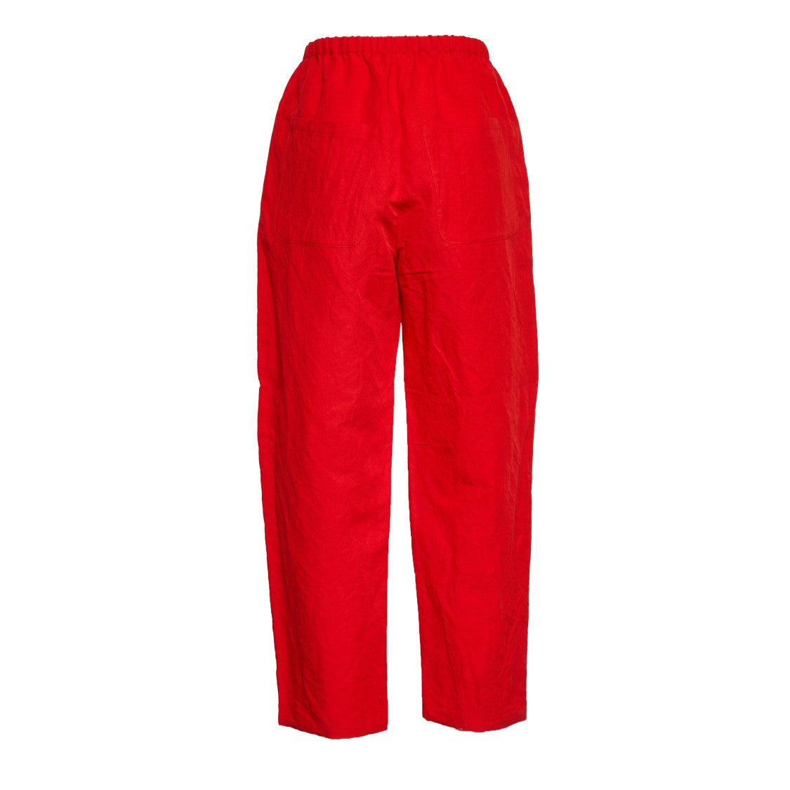 Apuntob Elasticated Waist Soft Straight-Leg Pants