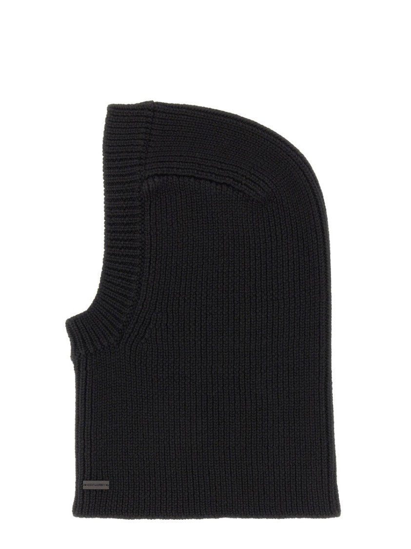 Saint Laurent Large Ribbed Balaclava