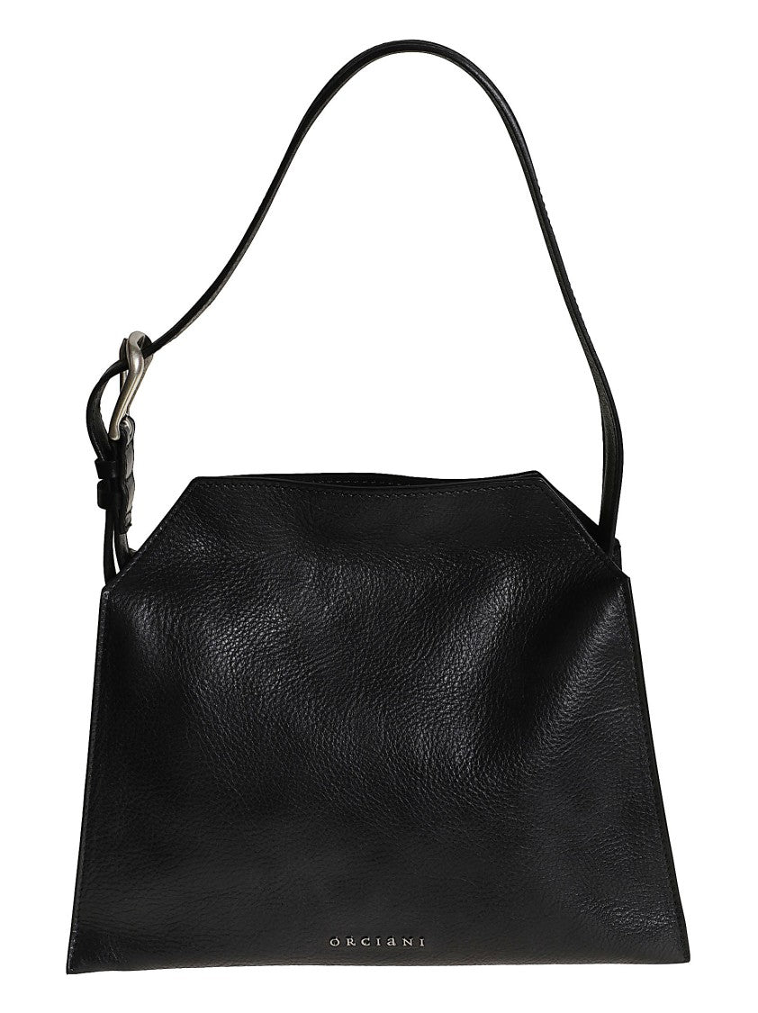 Orciani Trinity Small Calf Leather Shoulder Bag