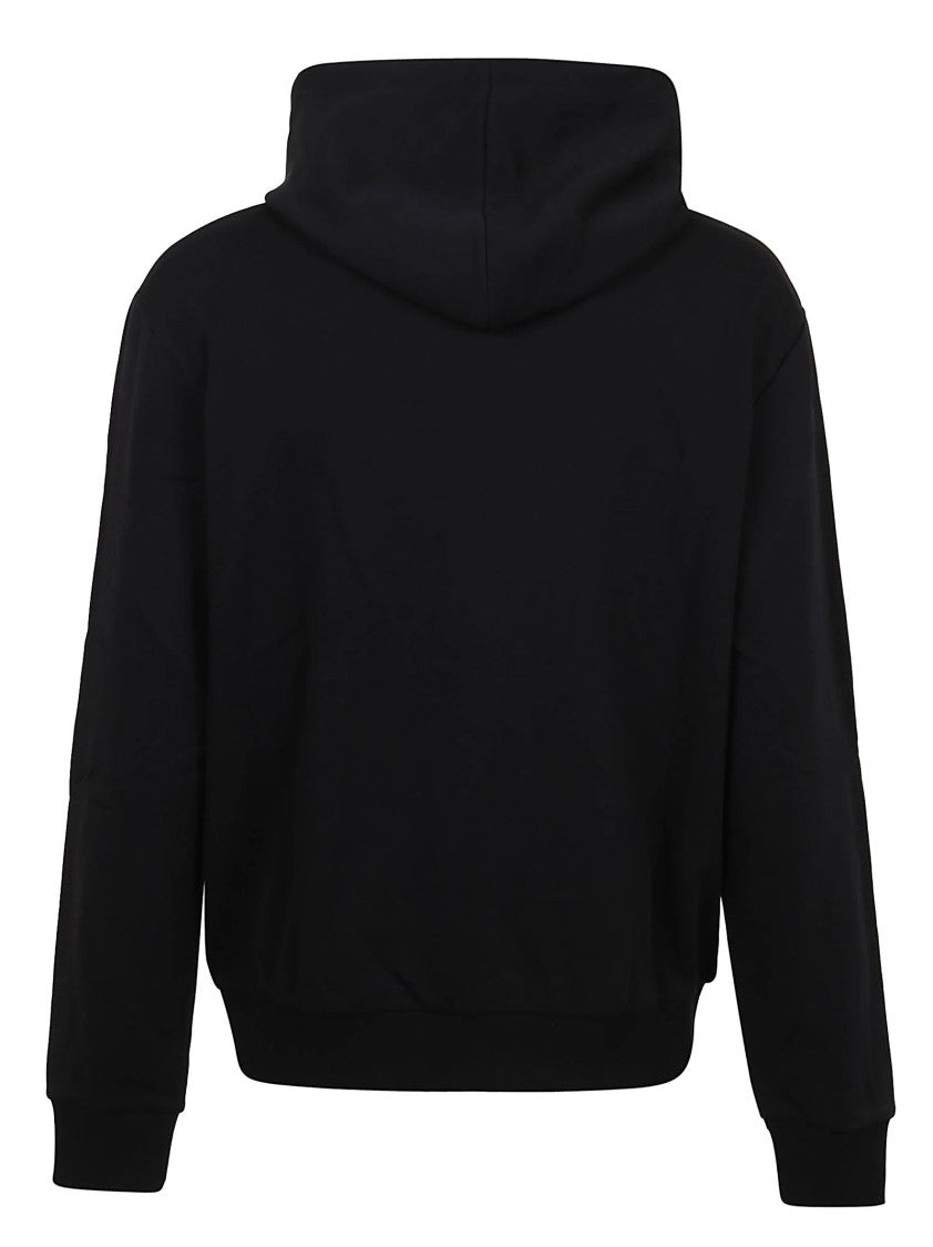 Balmain Contrast Print Hoodie