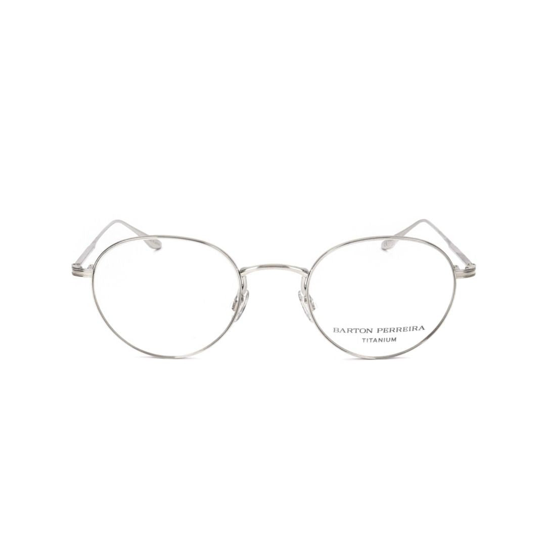 Barton Perreira Bp5037 501Yc Minimalist Round Metal Eyeglasses With Adjustable Nose Pads