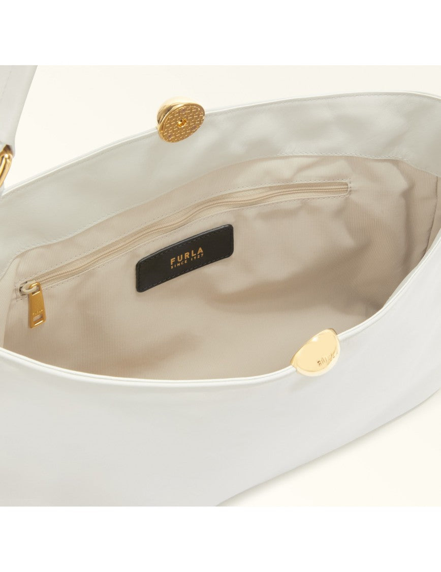 Furla Marshmallow Leather Sfera Soft L Shoulder Bag