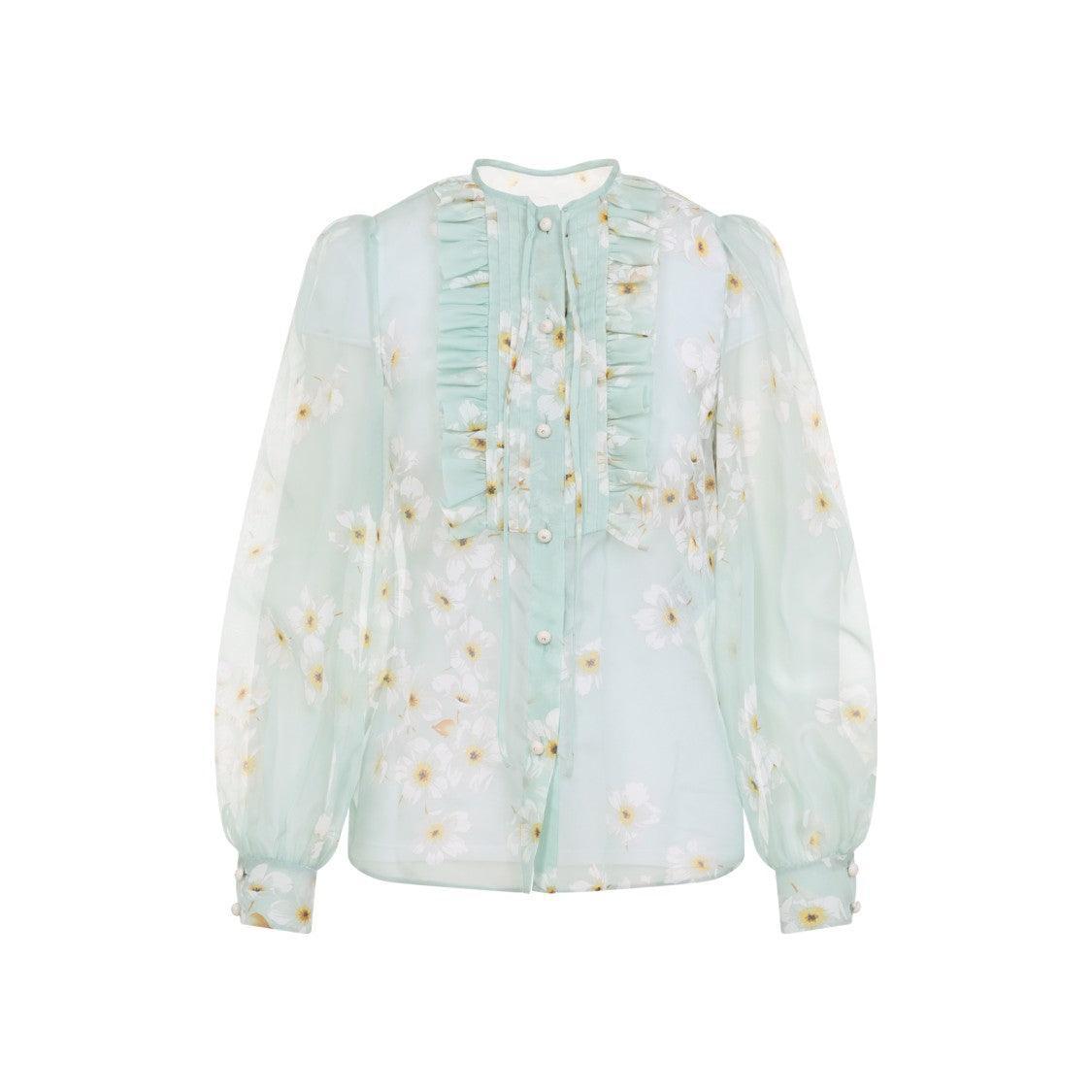 Valentino Ruffled Silk Top