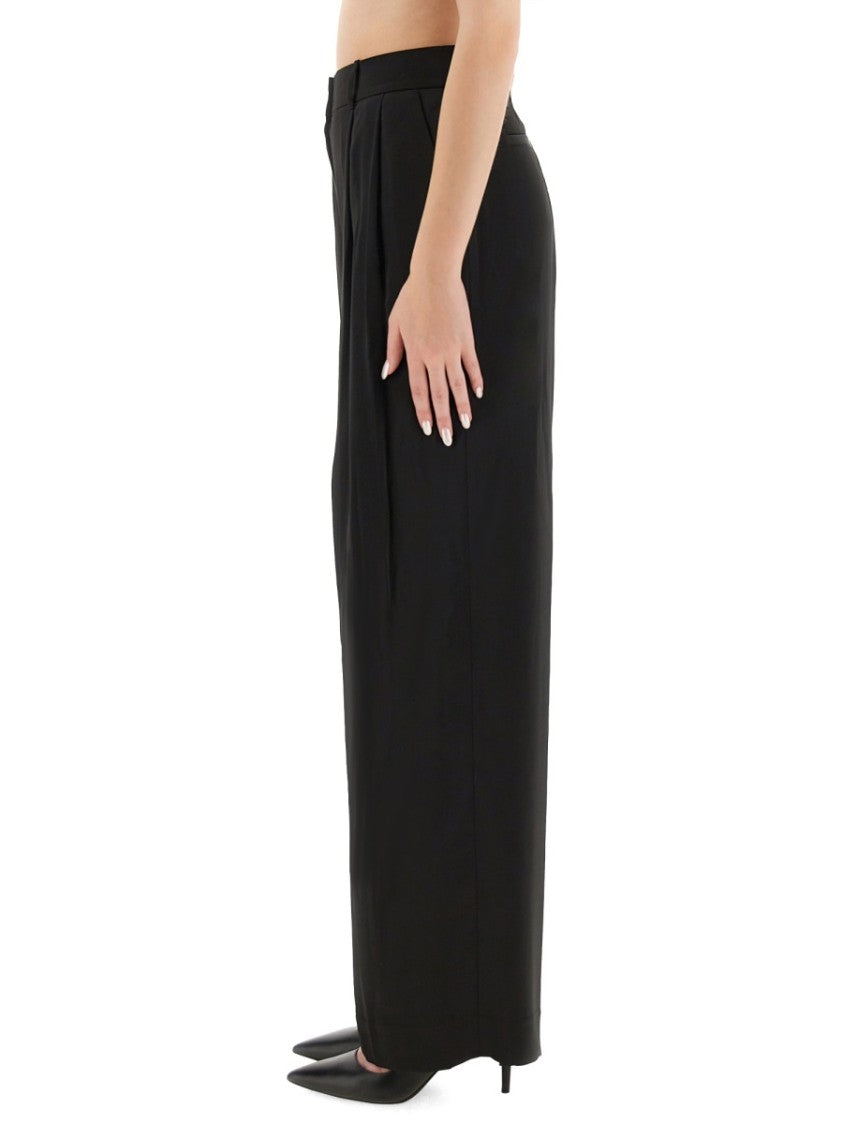Michael Michael Kors High-Waisted Wide Leg Pants With Pleated Front