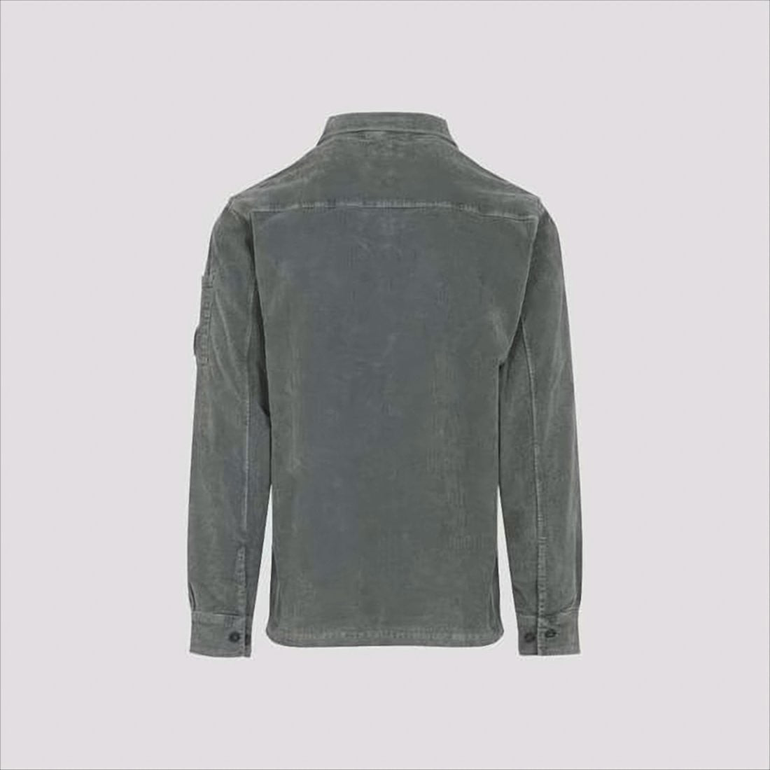 C.P. Company Soft Corduroy Fabric Shirt Jacket With Classic Collar