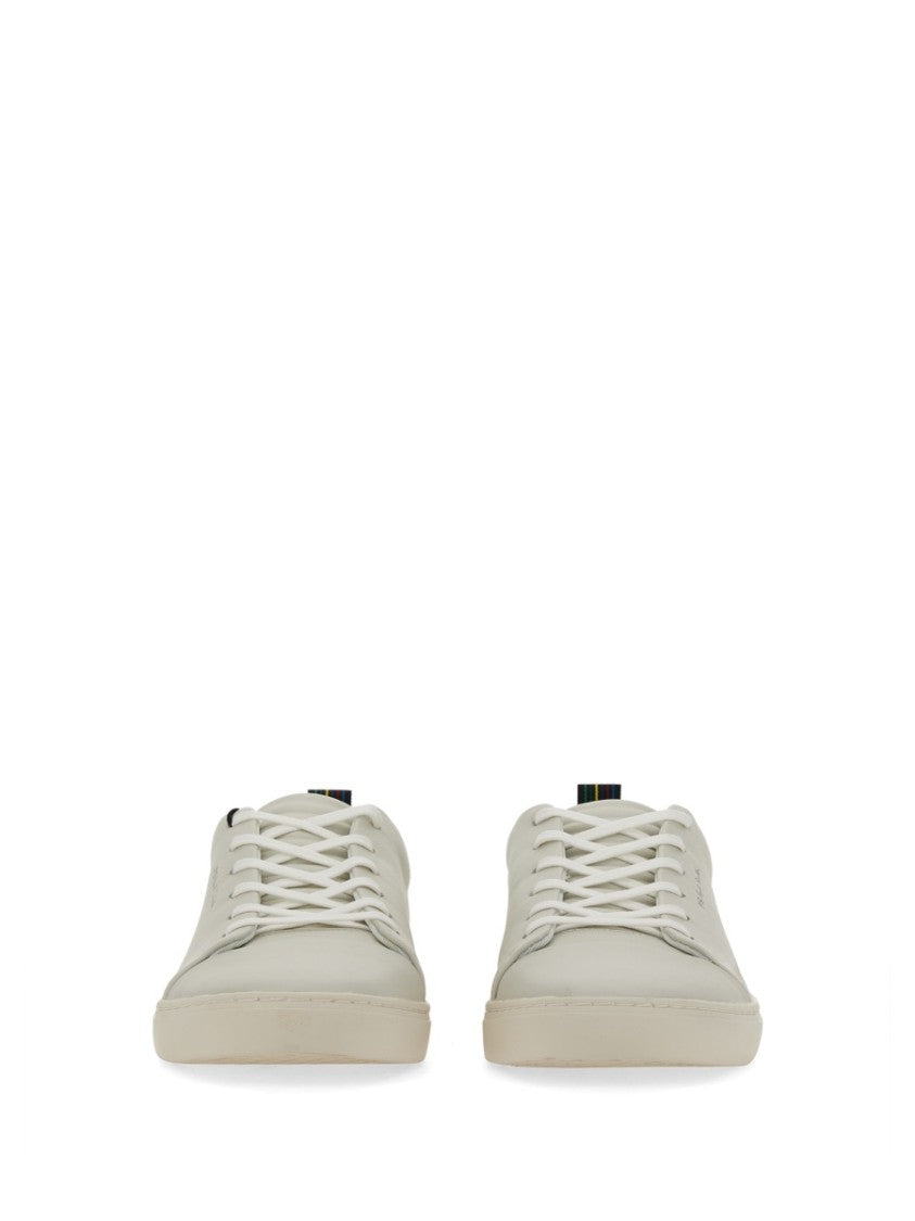 Ps Paul Smith Leather Sneakers With Contrasting Rubber Sole