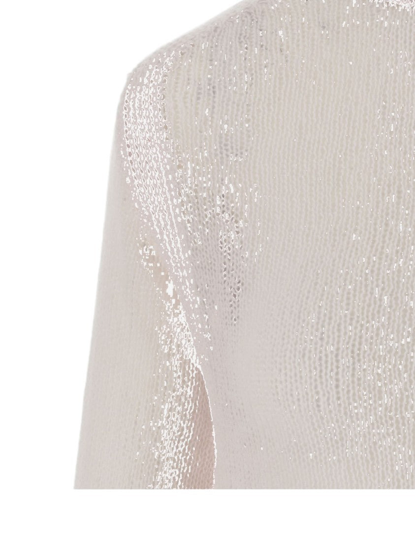 Sa Su Phi Cashmere Sweater With Ribbed Detailing